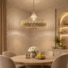 Luminaire Artisanal en Cuivre Massif