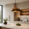 13 Oxidized Copper Pendant Light