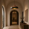 4 Oxidized Copper Pendant Light