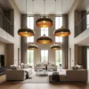 5 Oxidized Copper Pendant Light