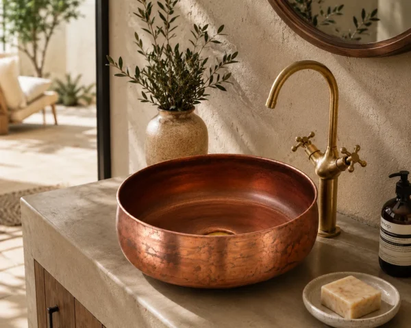 Vasque en Cuivre Artisanale Marocaine