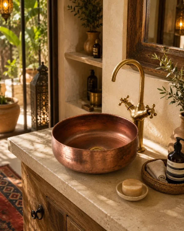 Vasque en Cuivre Artisanale Marocaine