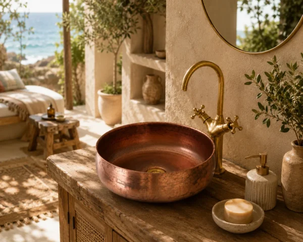 Vasque en Cuivre Artisanale Marocaine