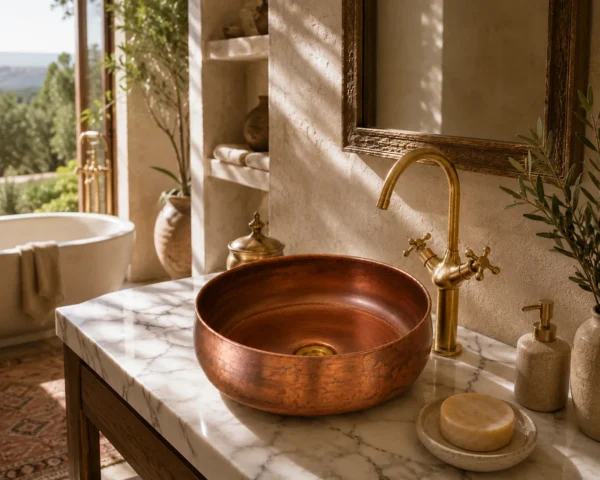 Vasque en Cuivre Artisanale Marocaine