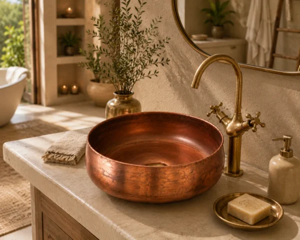 Vasque en Cuivre Artisanale Marocaine