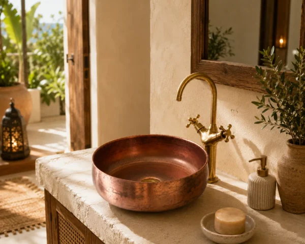 Vasque en Cuivre Artisanale Marocaine