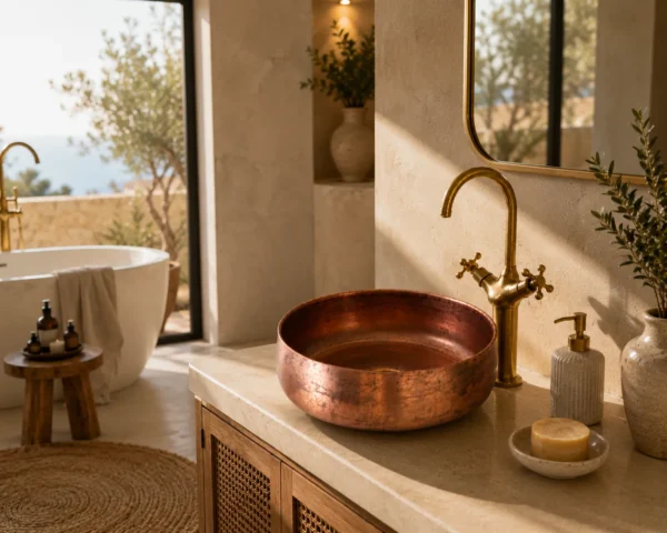 Vasque en Cuivre Artisanale Marocaine