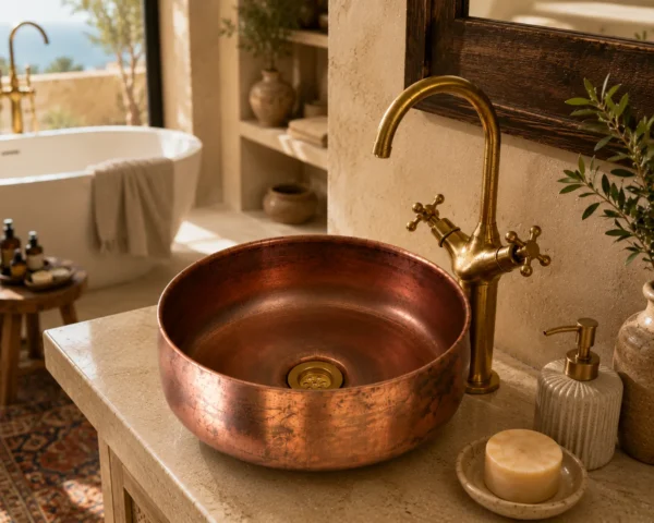 Vasque en Cuivre Artisanale Marocaine