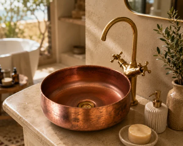 Vasque en Cuivre Artisanale Marocaine