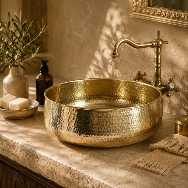 Vasque en Cuivre Artisanale Marocaine