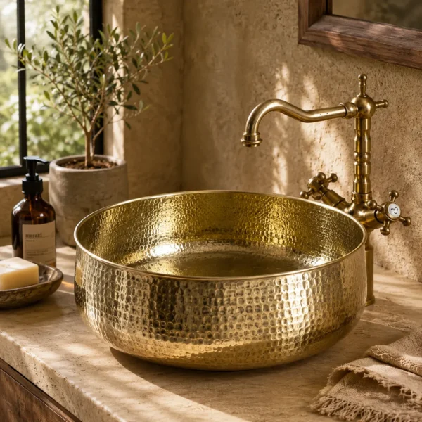 Vasque en Cuivre Artisanale Marocaine
