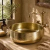 Vasque en Cuivre Artisanale Marocaine