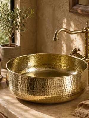 Vasque en Cuivre Artisanale Marocaine