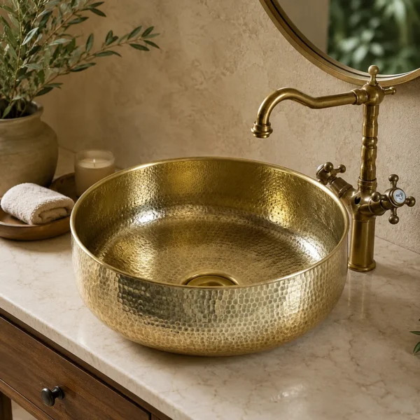 Vasque en Cuivre Artisanale Marocaine