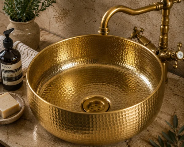 Vasque en Cuivre Artisanale Marocaine