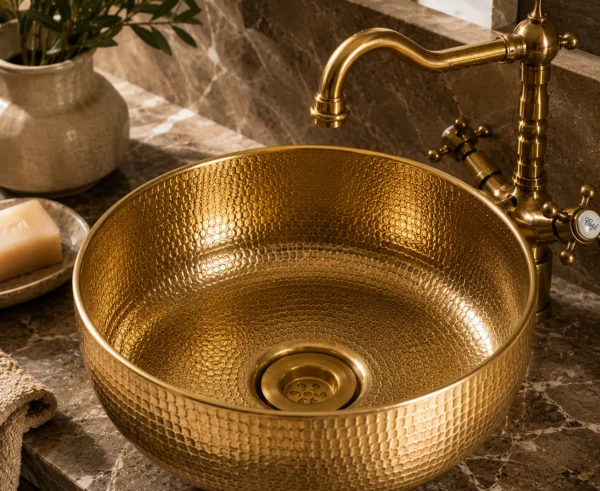 Vasque en Cuivre Artisanale Marocaine