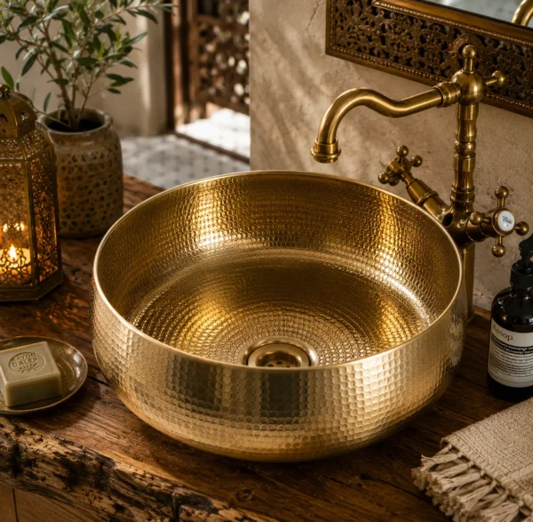 Vasque en Cuivre Artisanale Marocaine