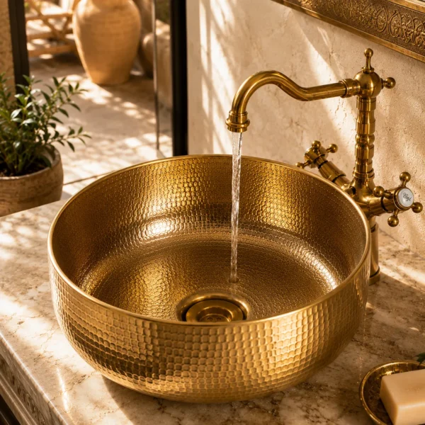 Vasque en Cuivre Artisanale Marocaine